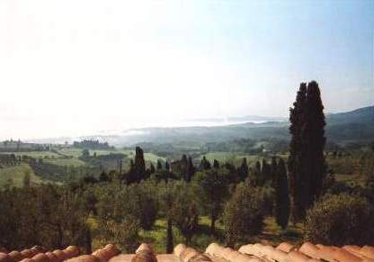 view towards south from Colombaia